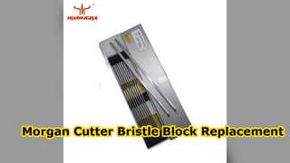Sostituzione del blocco di setole in nylon Morgan Cutter 100x100x42mm