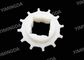 White Color Machined CTOT Sprocket 92667000- Suitable For GTXL Cutting Machine Parts