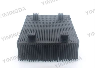 blocchetto materiale di nylon delle setole della taglierina di 100*100mm della setola di piede quadrato automatico del nero per la taglierina di IMA