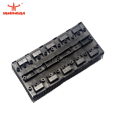 105 * 50mm Spazzola a blocco con setole in nylon, plastica, 131241 / 704323 per taglierina Q25 / FX con materiale in nylon