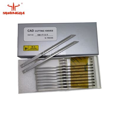 Lama da taglio in HSS 150x7x2,5mm 645694 per coltello da taglio Serkon