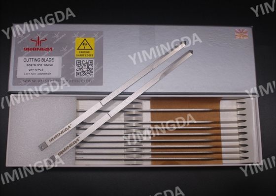 PN73387000 coltelli d'acciaio ad alta velocità 202 x 6,33 x 2.12mm per la taglierina di Gerber GT3250/S3200